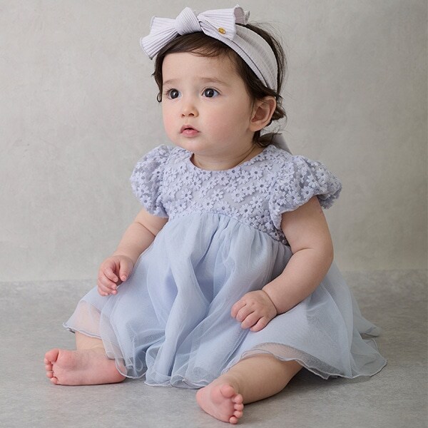 【リンク】チュールレースOPロンパース