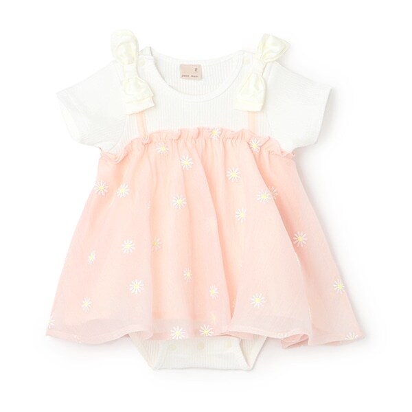 【リンク】花刺しゅう半袖ワンピース(ベビー)