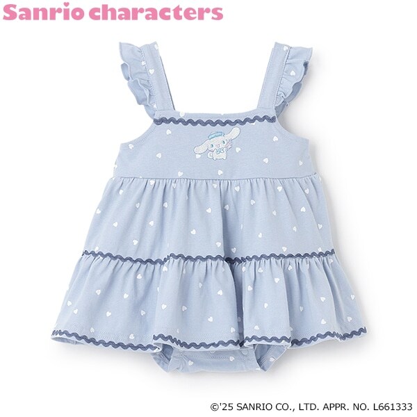 【サンリオキャラクターズ】カットティアードOPロンパース