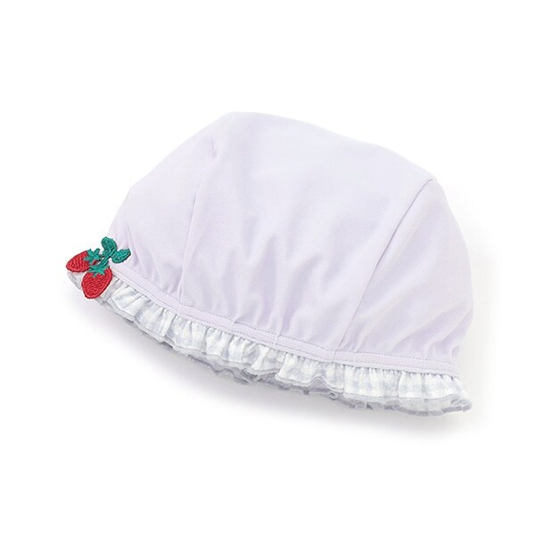 【SWIM】いちごフリルスイムキャップ