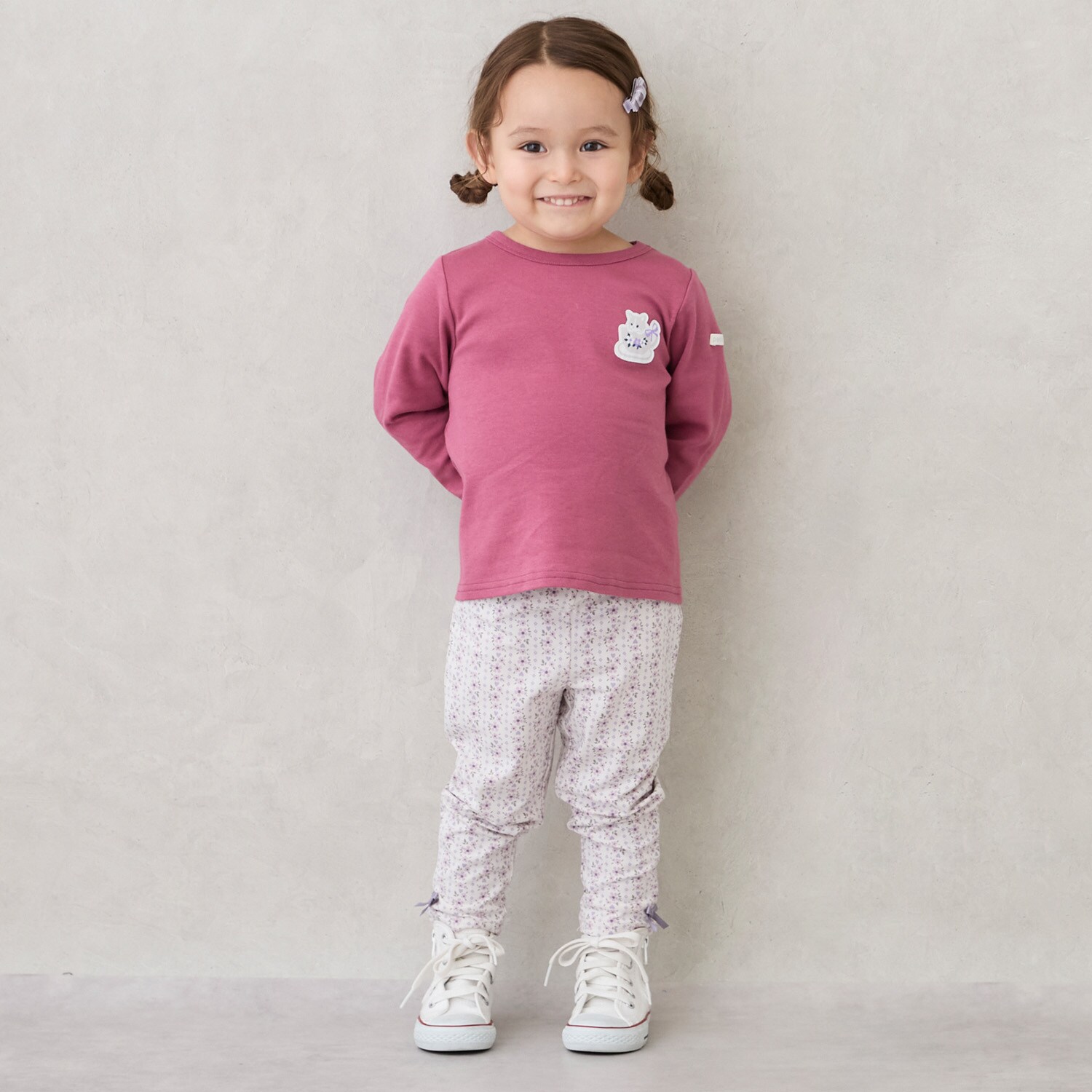 【プティプラ】GIRLS10分丈レギンス