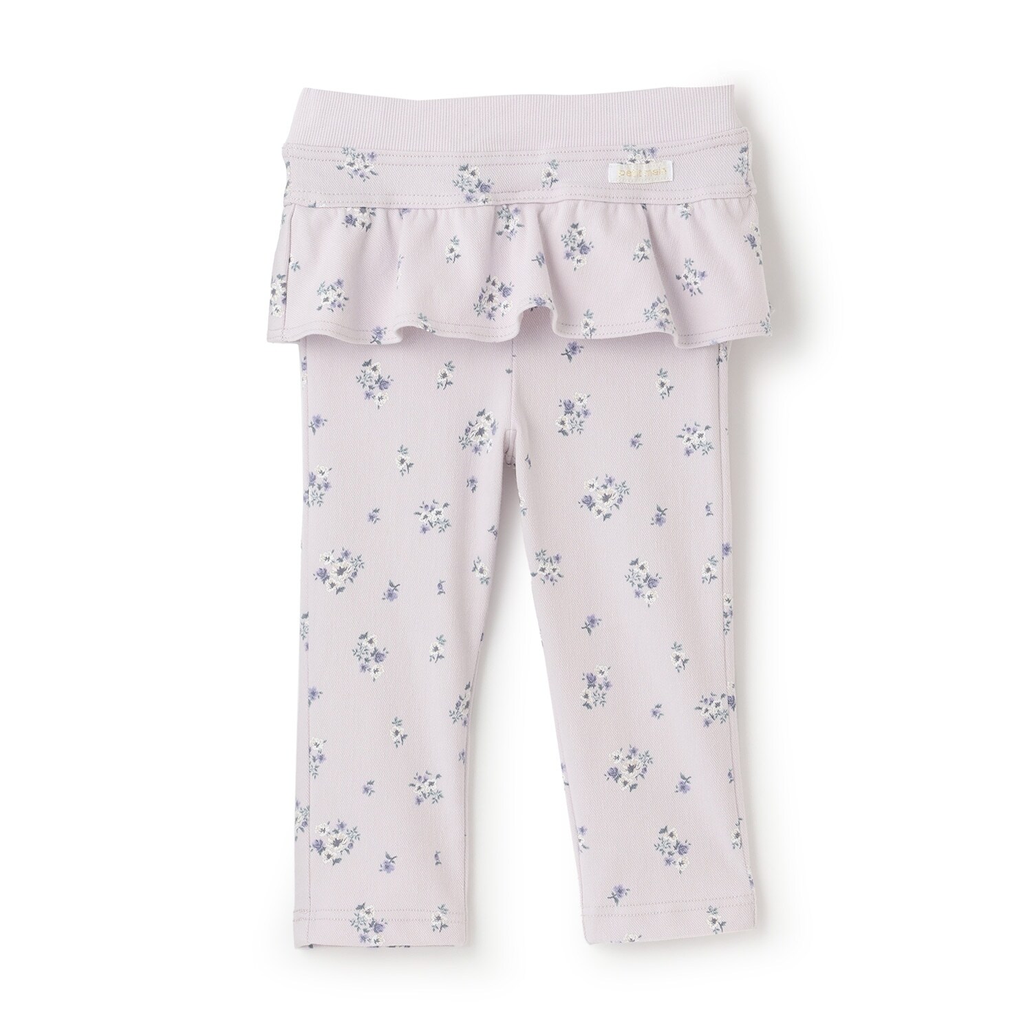 【スマイル/防汚加工】フリルカットロングパンツ