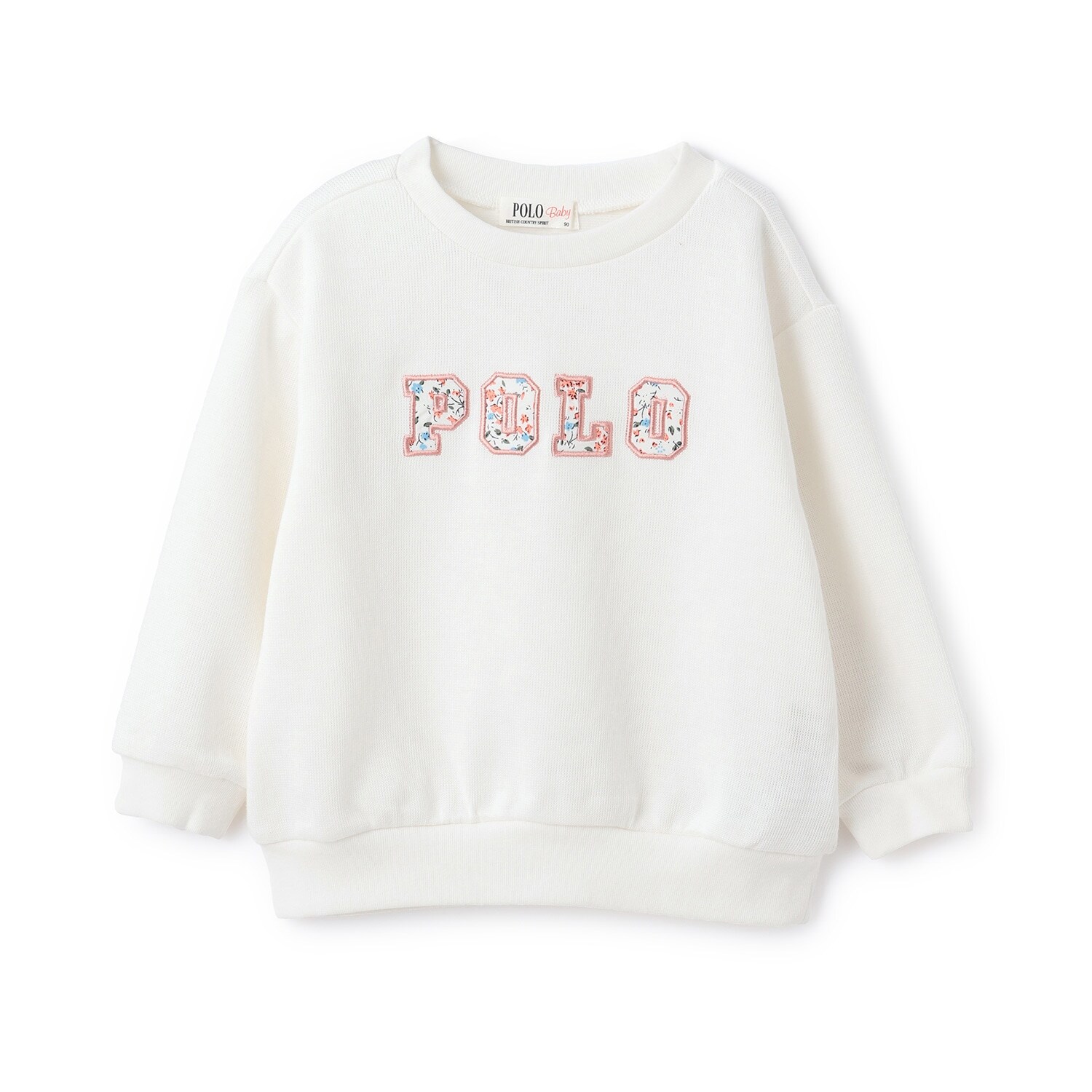 【POLO BCS】ロゴアップリケ長T