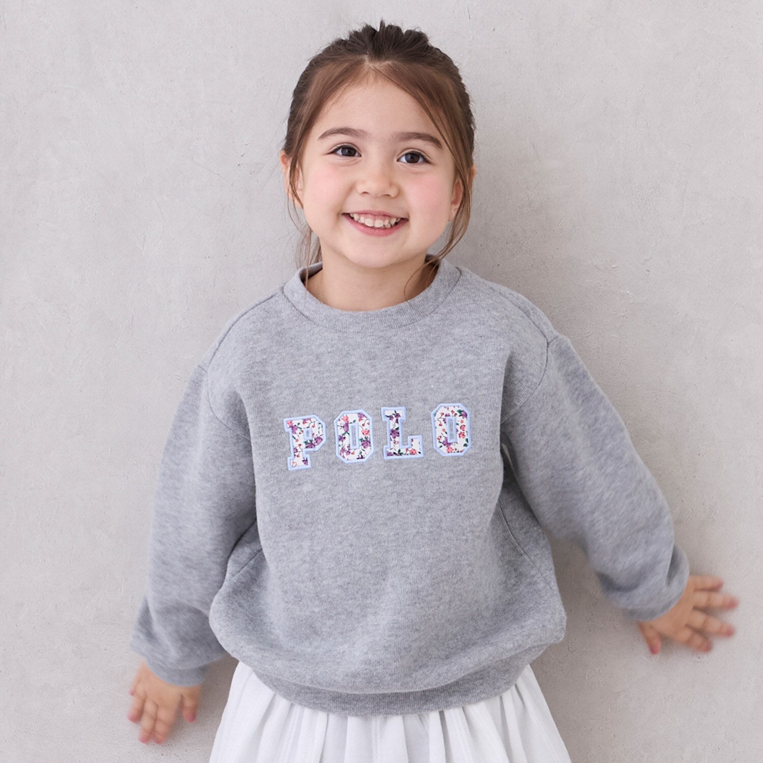 【POLO BCS】ロゴアップリケ長T