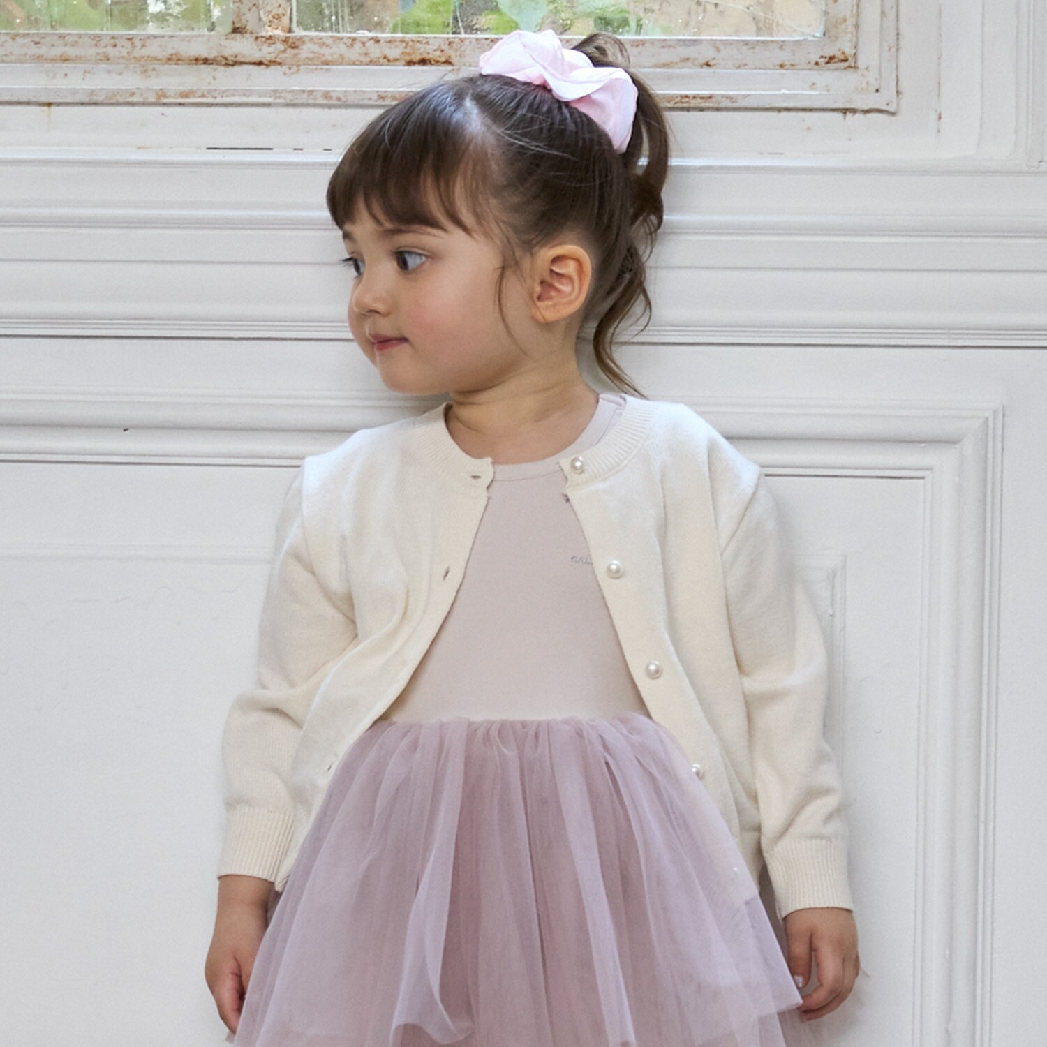 【リンク】パールボタンニットカーディガン