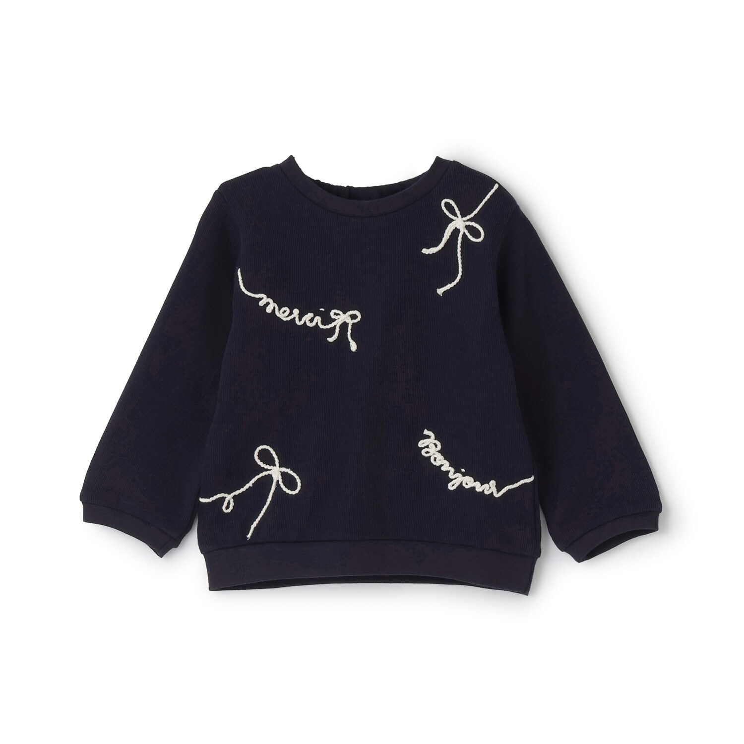 ロゴ刺しゅう長袖Tシャツ