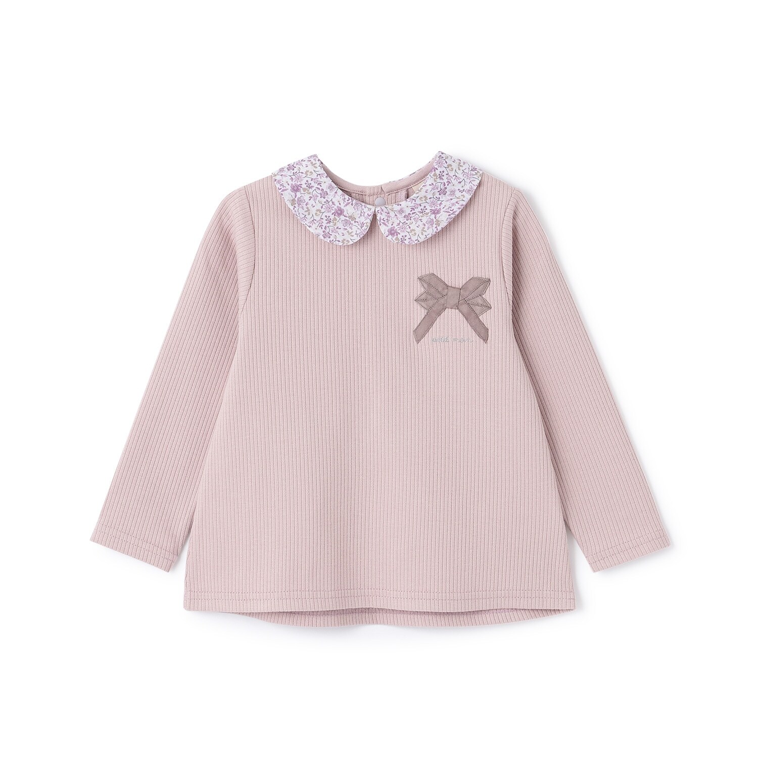【リンク】衿つきリボン長袖Tシャツ