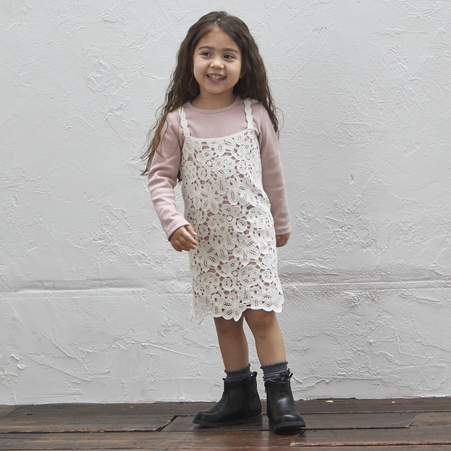 レースキャミワンピース