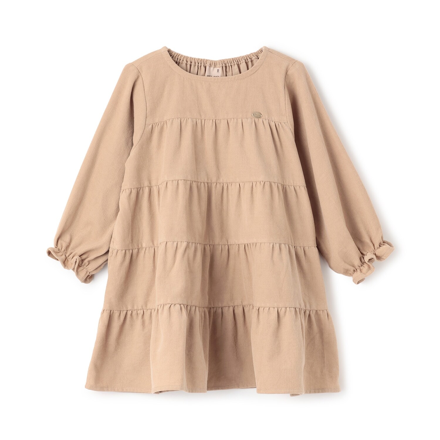 コーデュロイティアードワンピース