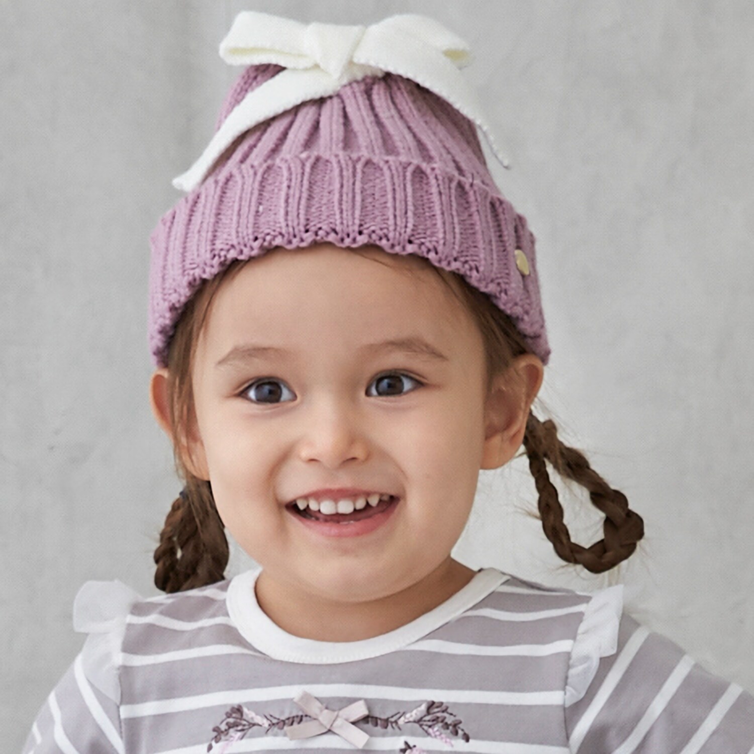 リボンニット帽