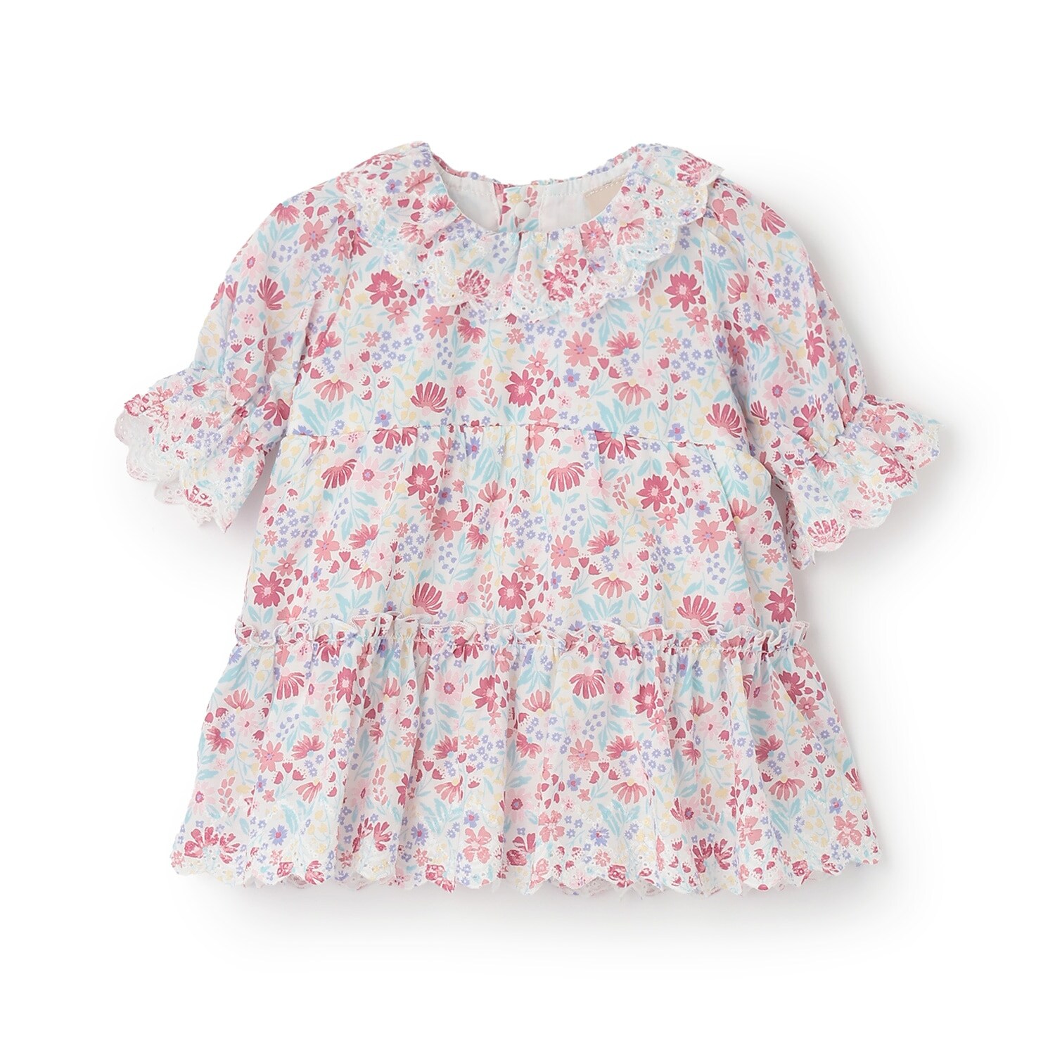 無地・花柄OPロンパース