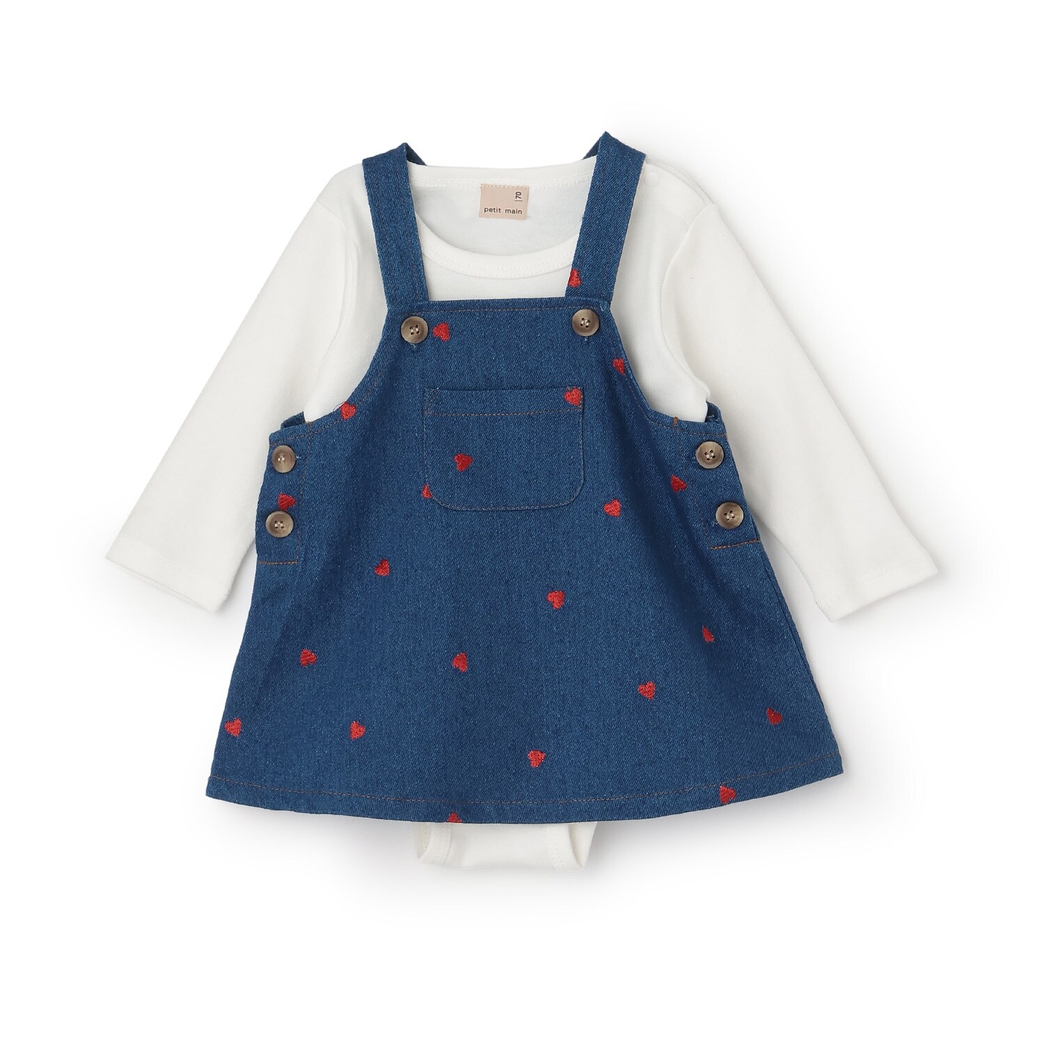 【リンク】刺しゅうサロペSKセットアップ