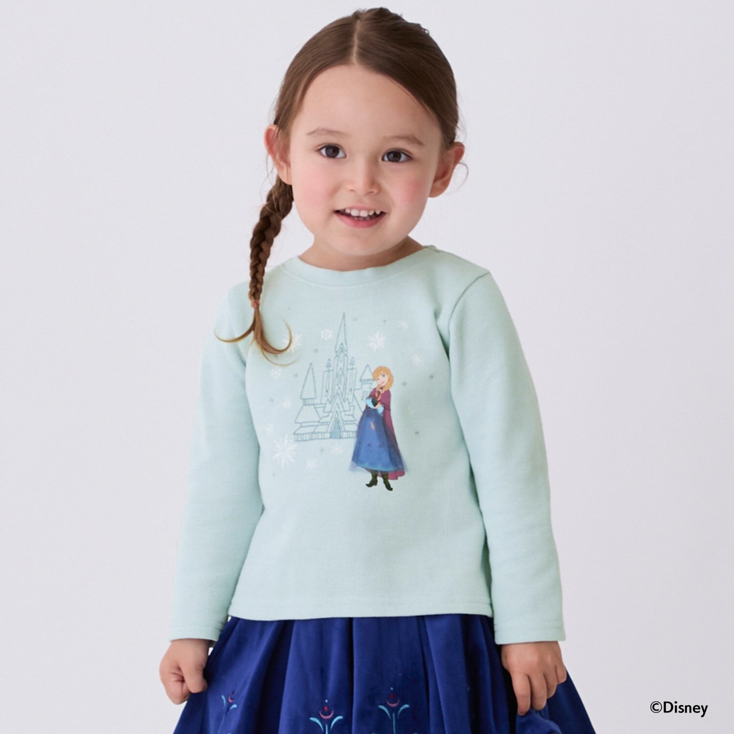 【Disney】刺繍グラフィック長袖T