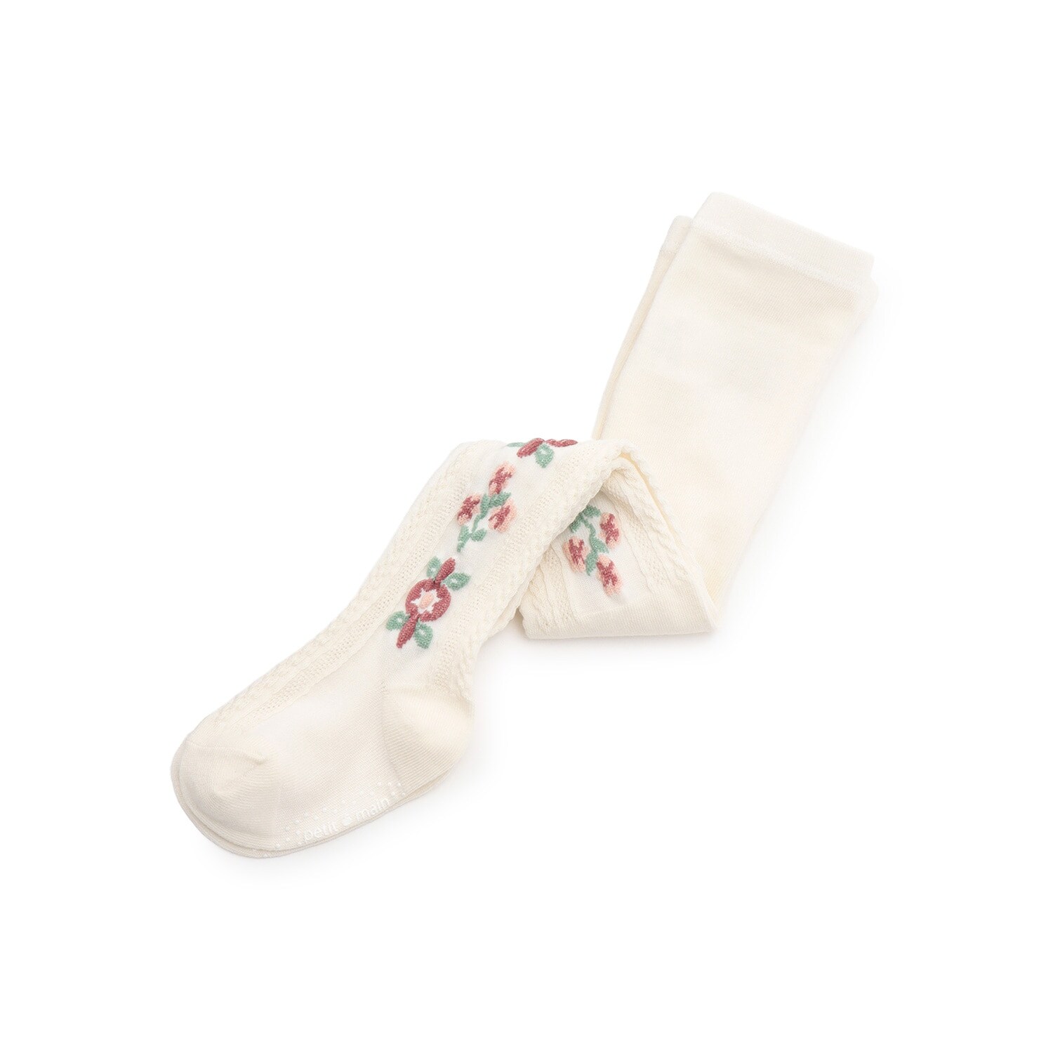 フラワージャガードタイツ