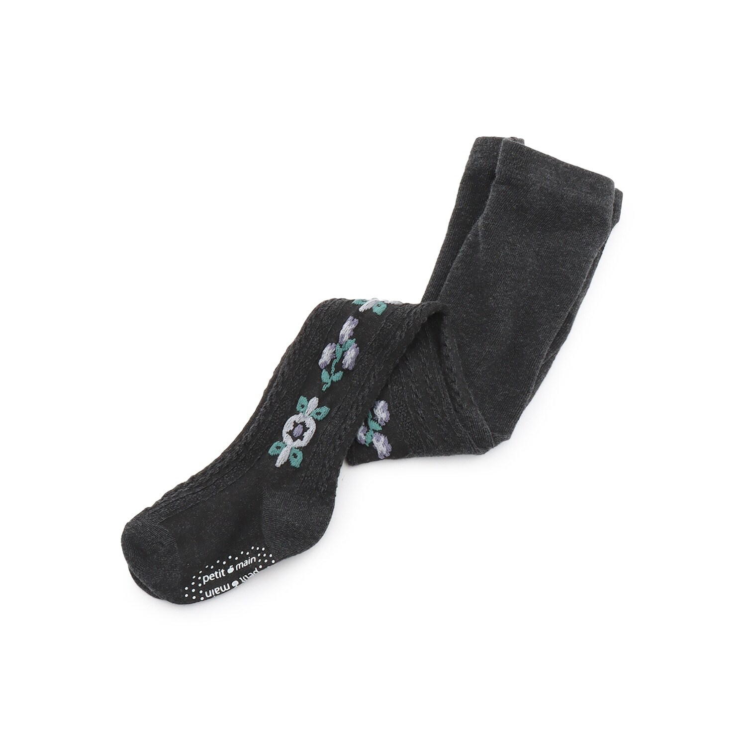 フラワージャガードタイツ