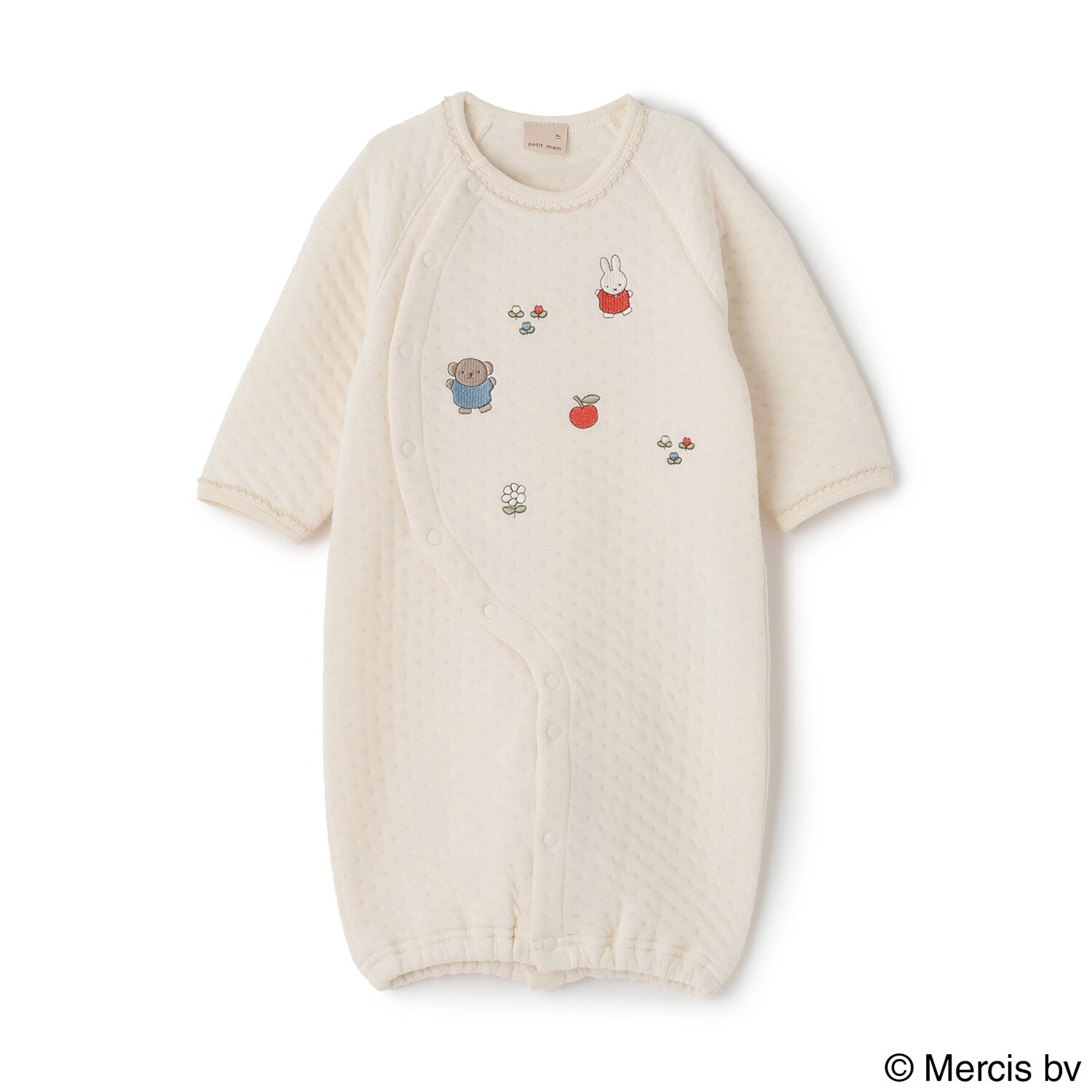 【dick bruna】モチーフ刺しゅう2WAYオール