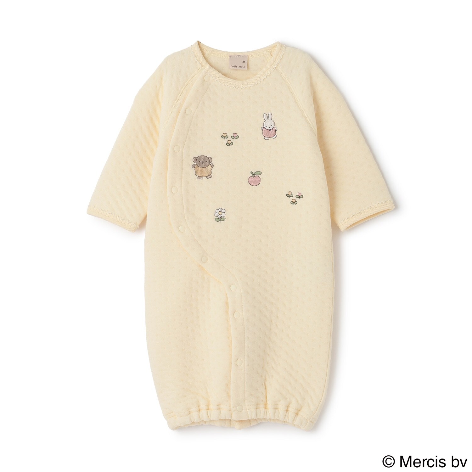 【dick bruna】モチーフ刺しゅう2WAYオール