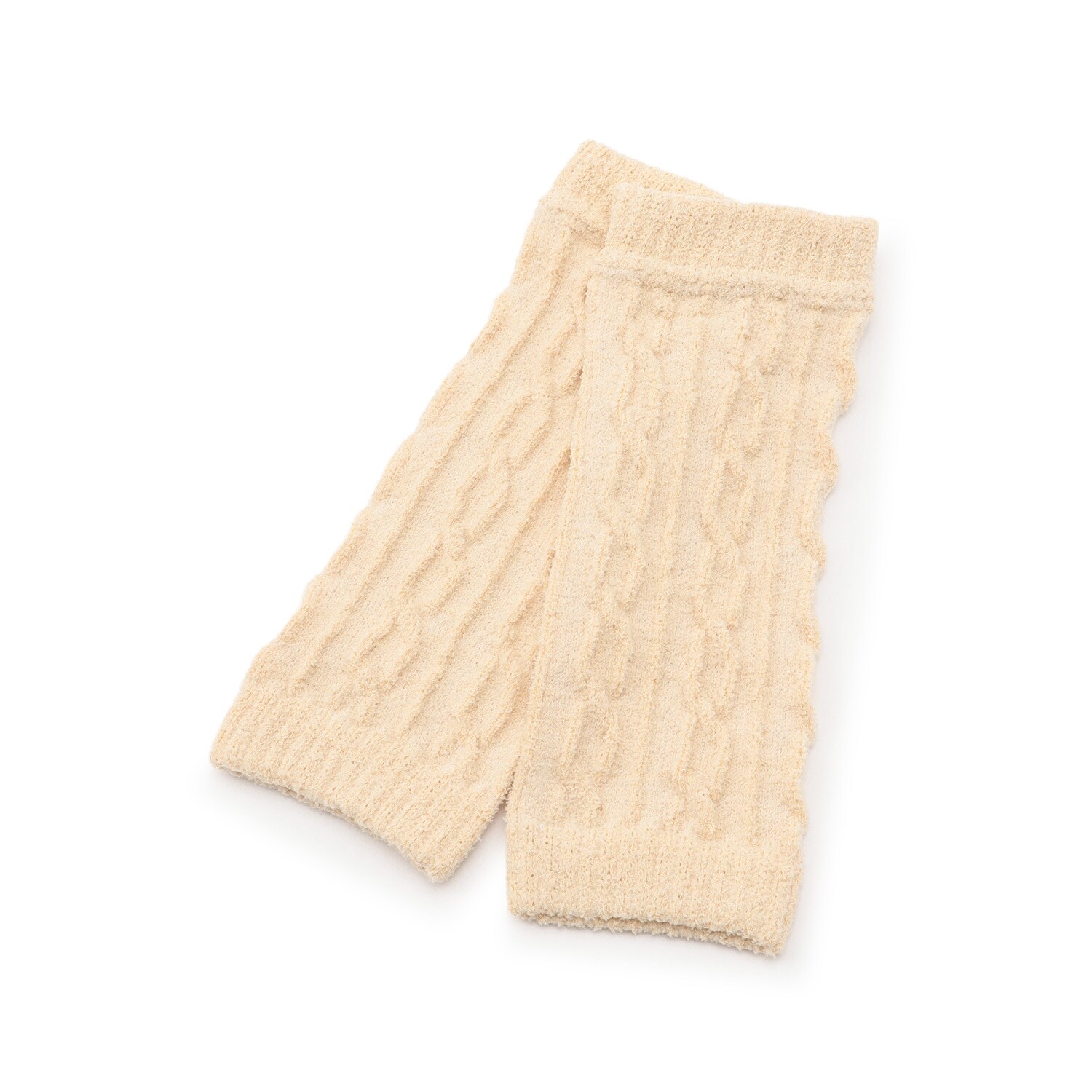 もこもこケーブルレッグウォーマー