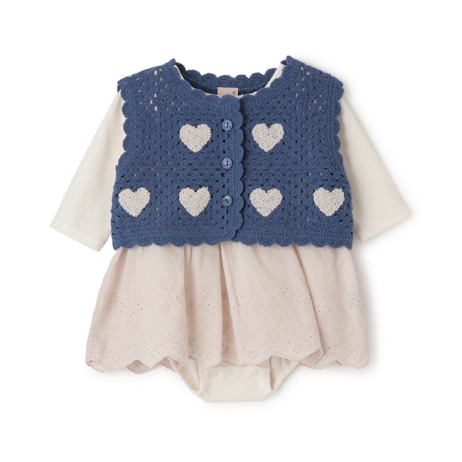 【リンク】クロシェベストつきロンパース