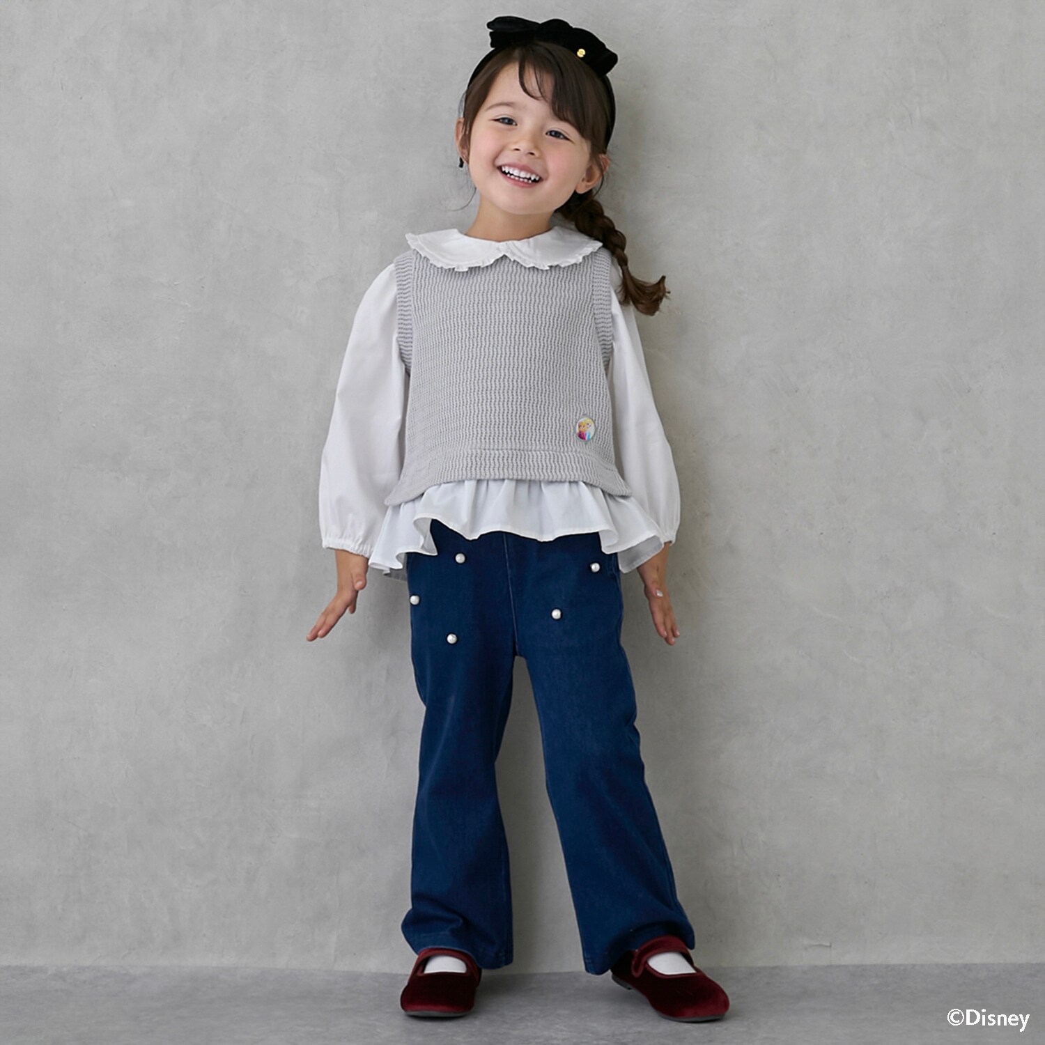 パールつきカットパンツ