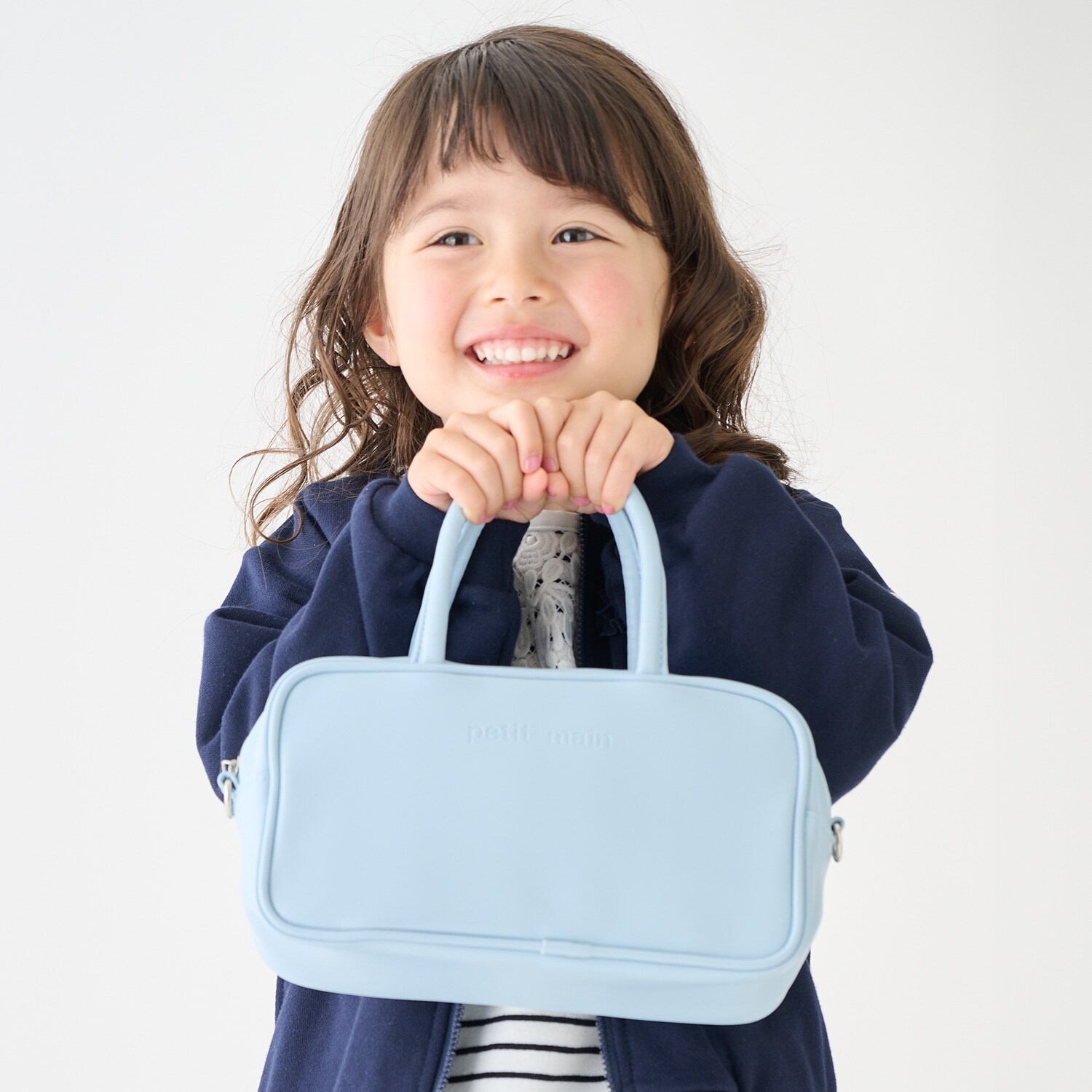 【リンク】レザー調ボストンバッグ