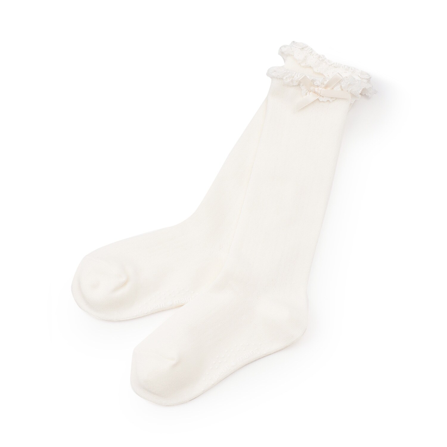 リボンつきハイソックス