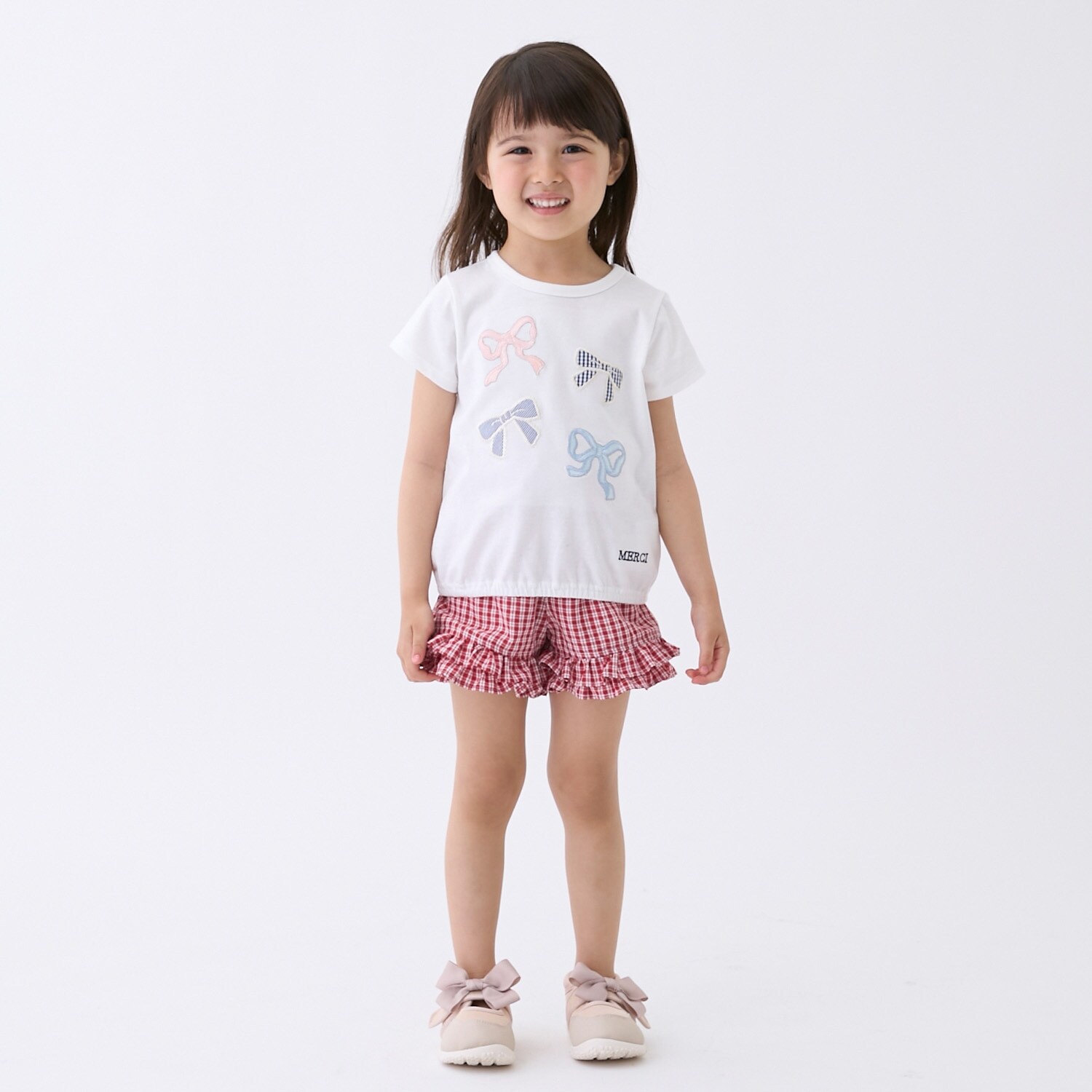 【接触冷感/リンク】ちびフリルショートパンツ