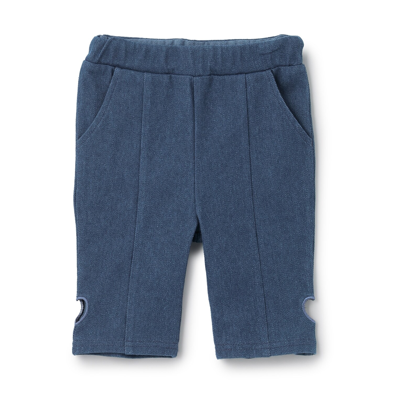 【接触冷感】7分丈ハートカットワークパンツ