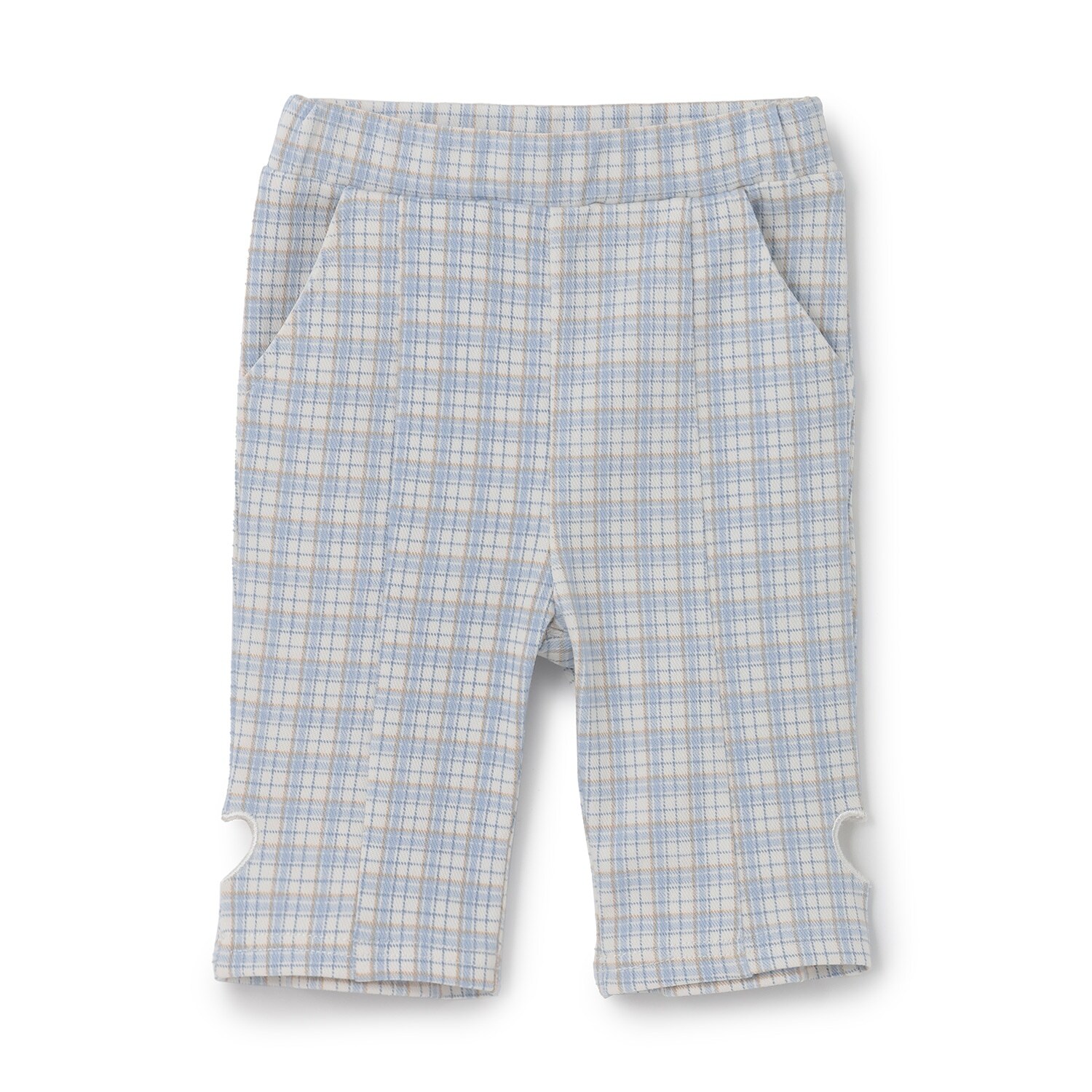 【接触冷感】7分丈ハートカットワークパンツ