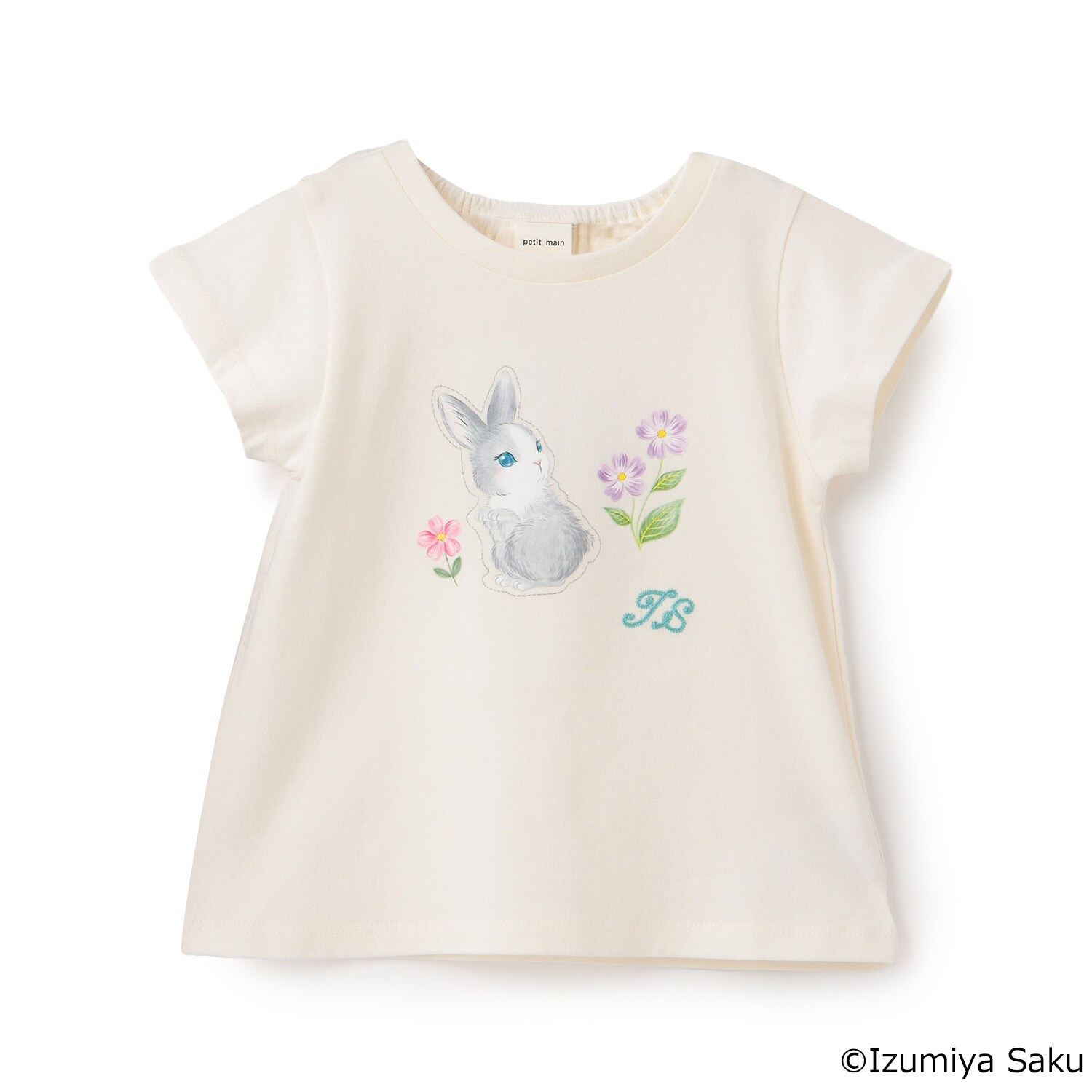【泉谷 サク】アニマルプリントTシャツ
