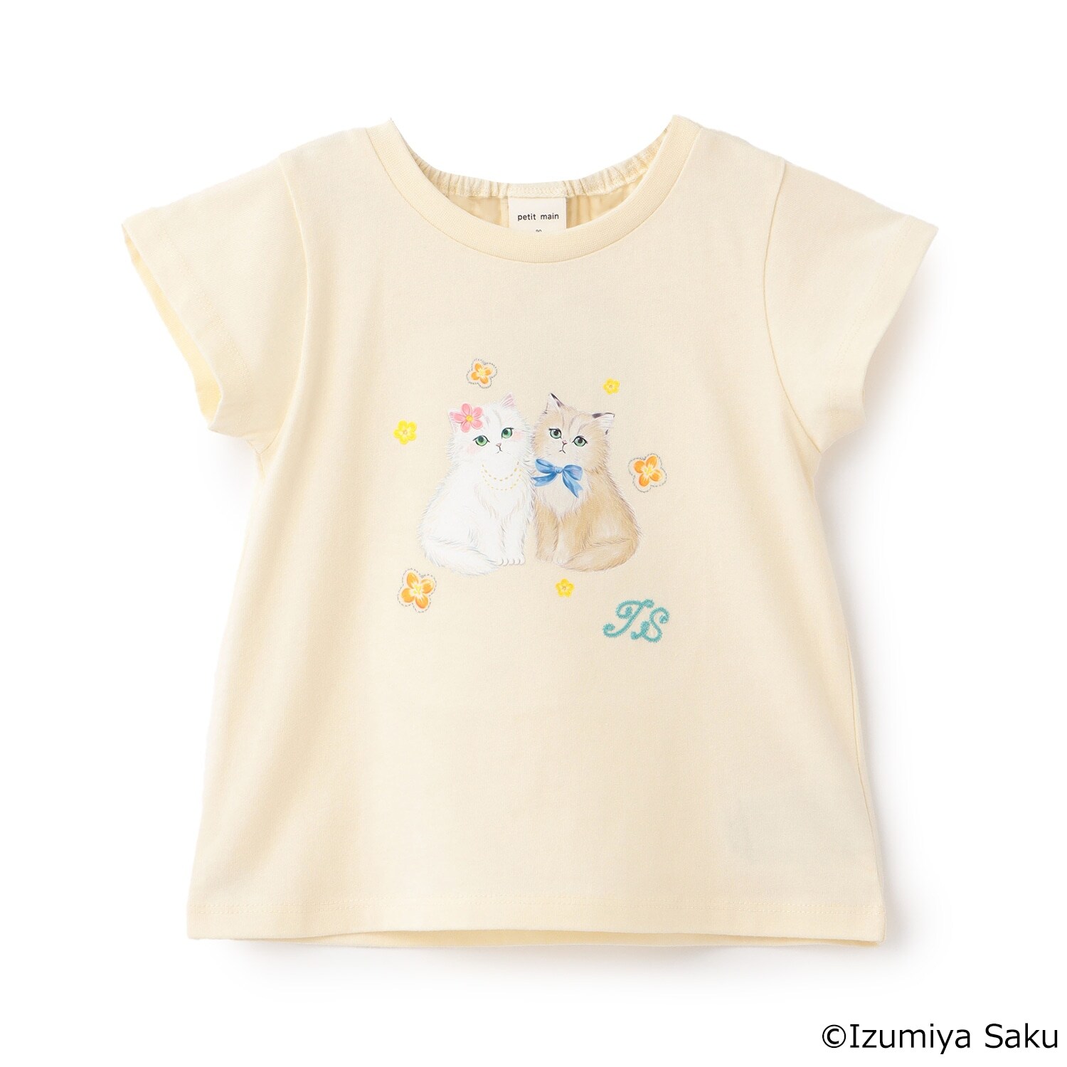 【泉谷 サク】アニマルプリントTシャツ