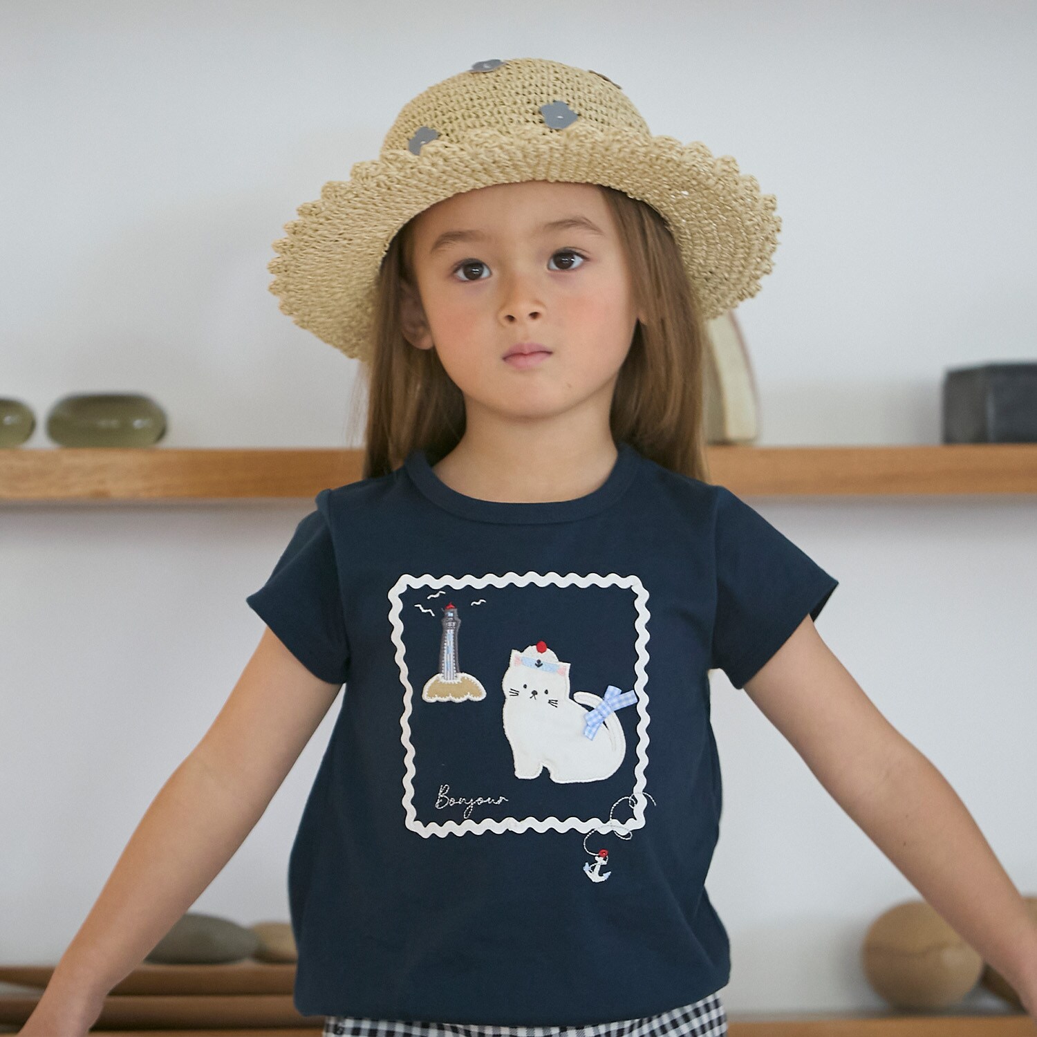 【接触冷感】アソート刺しゅうTシャツ