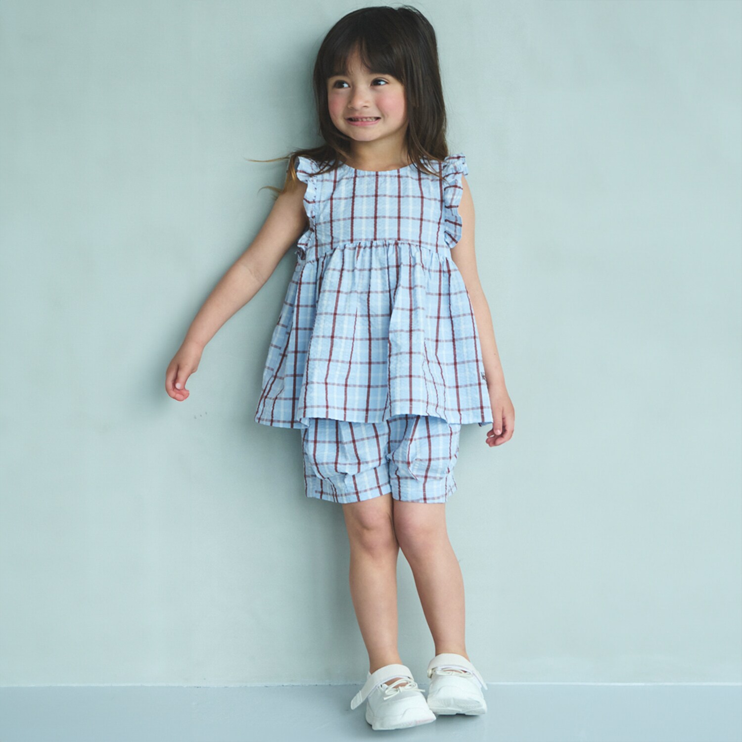 【藤本美貴コラボ】GIRLSチェックセットアップ