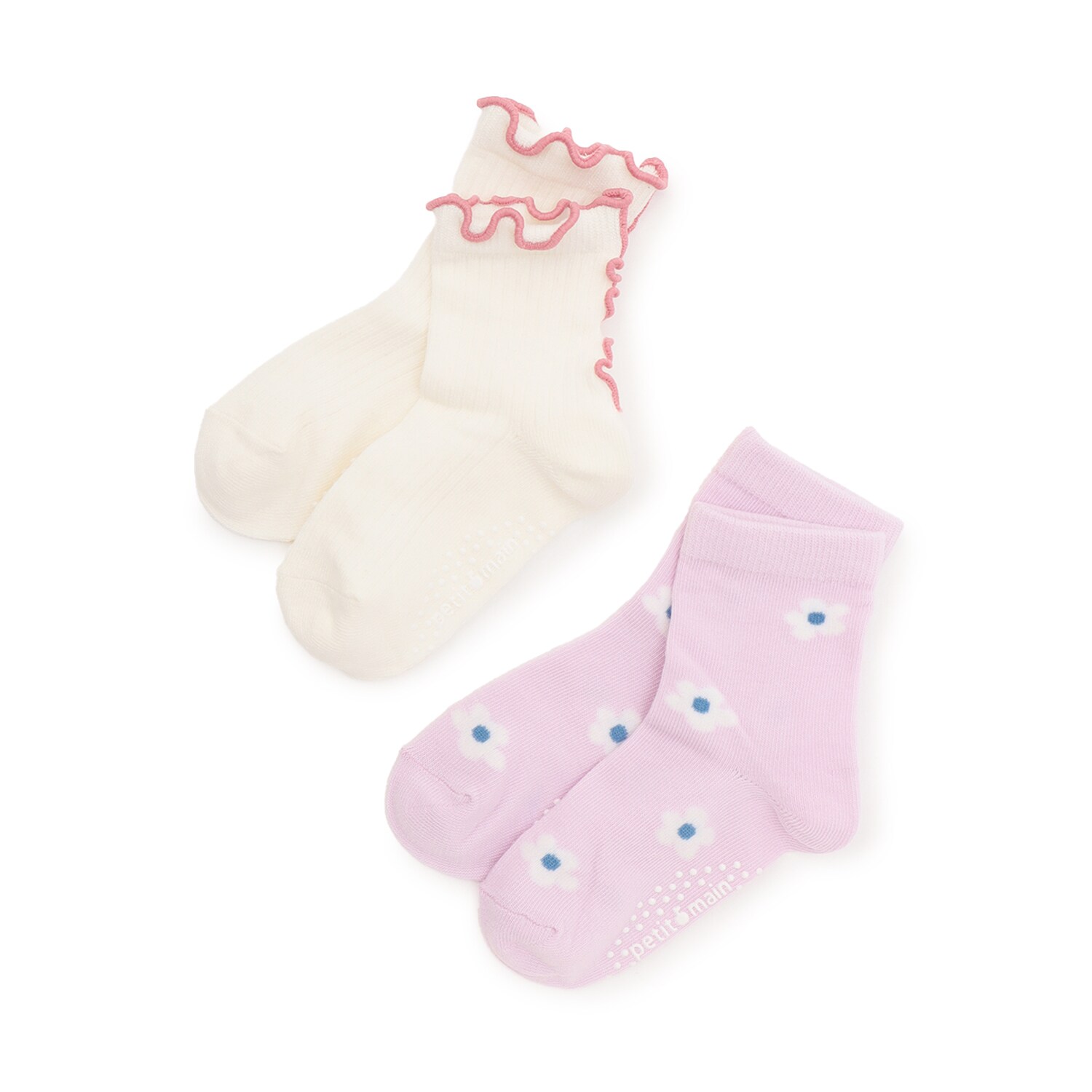 お花メロウショートソックス2P