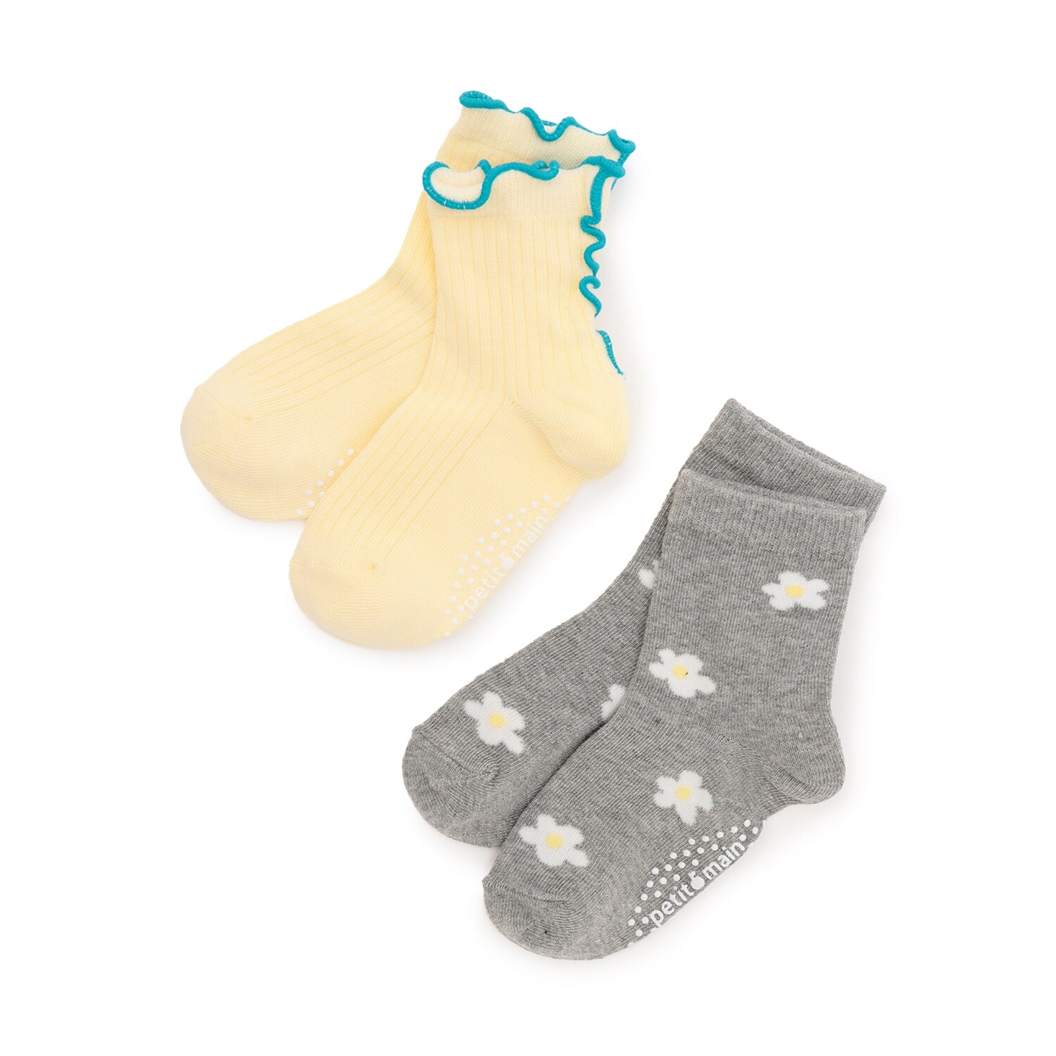 お花メロウショートソックス2P