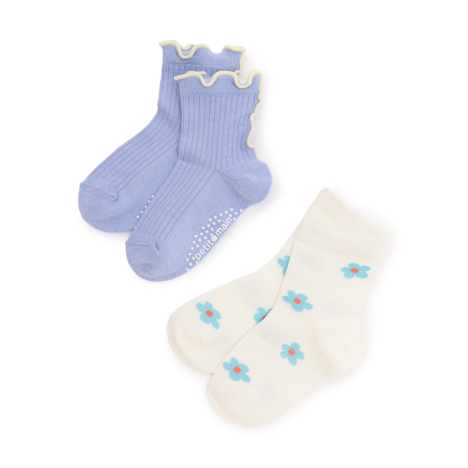 お花メロウショートソックス2P