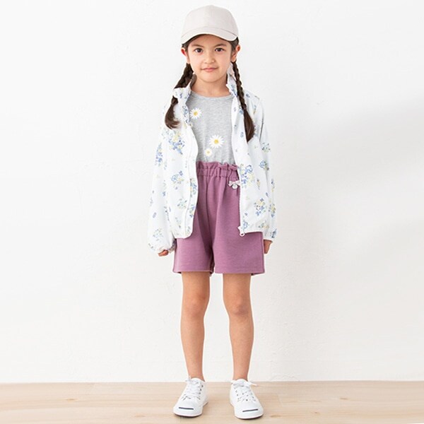 フローラル柄2WAYフルジップジャケット