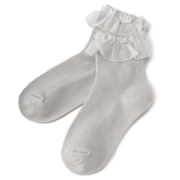 シースルーフリルソックス