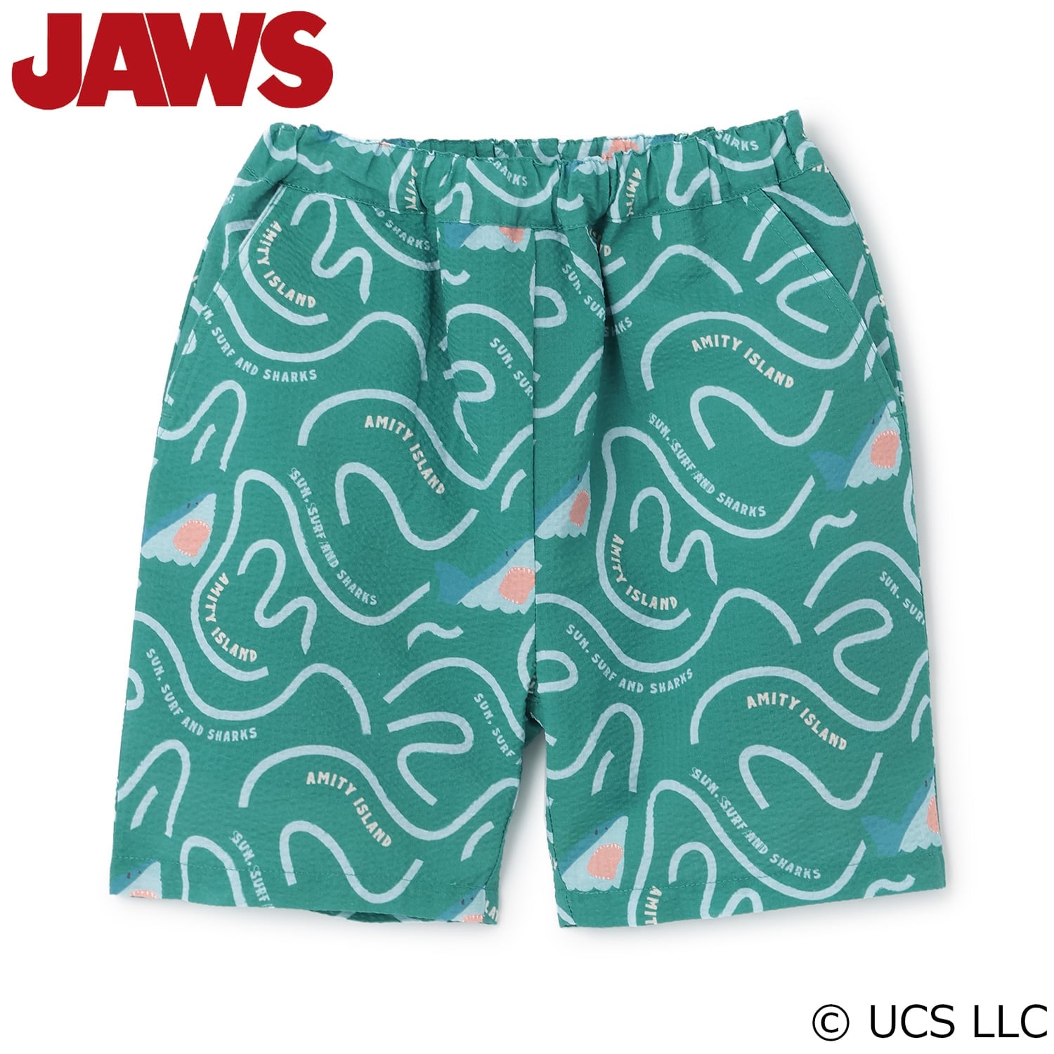【WEB別注】【JAWS】シアサッカー柄ハーパンツ