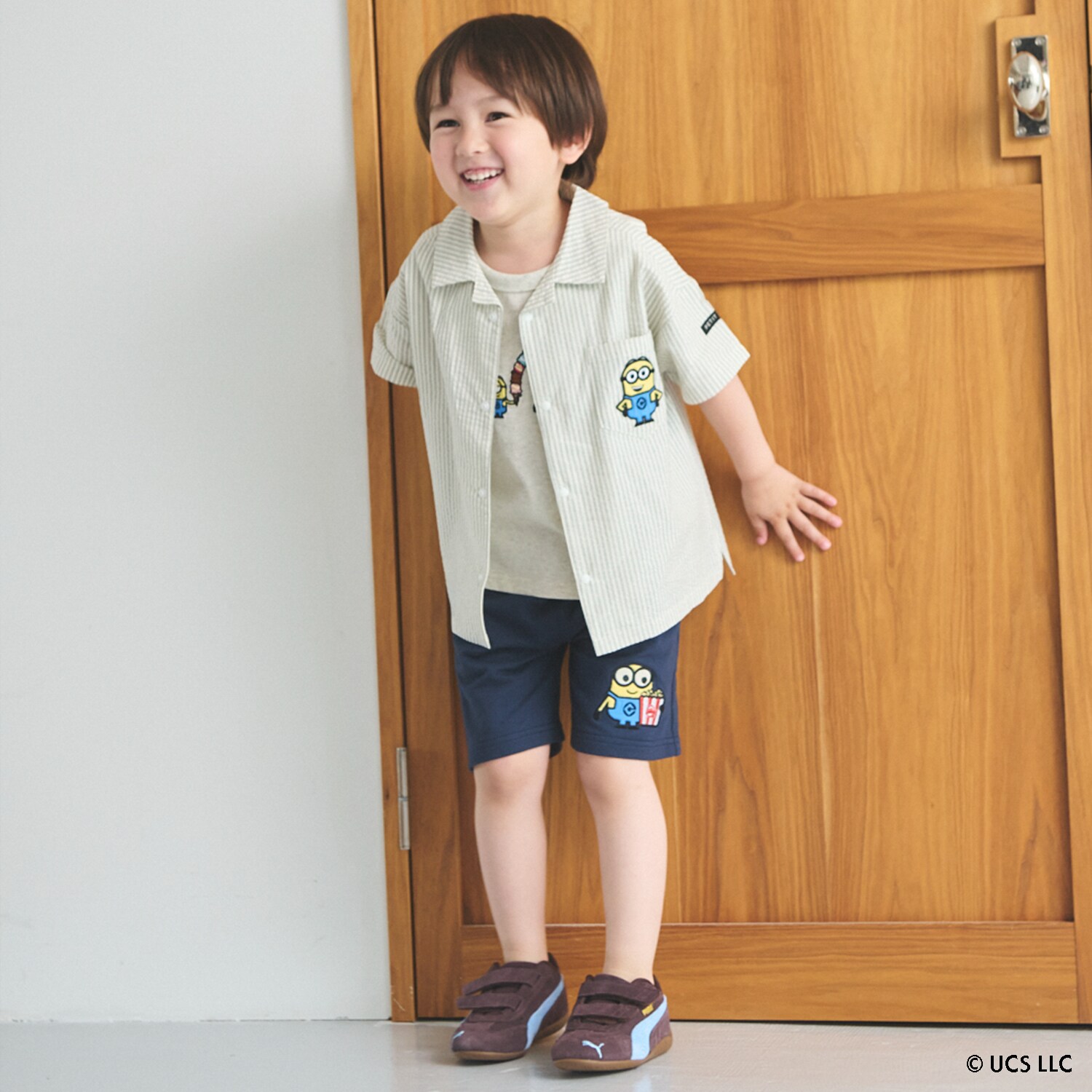 【ミニオン】カットハーフパンツ