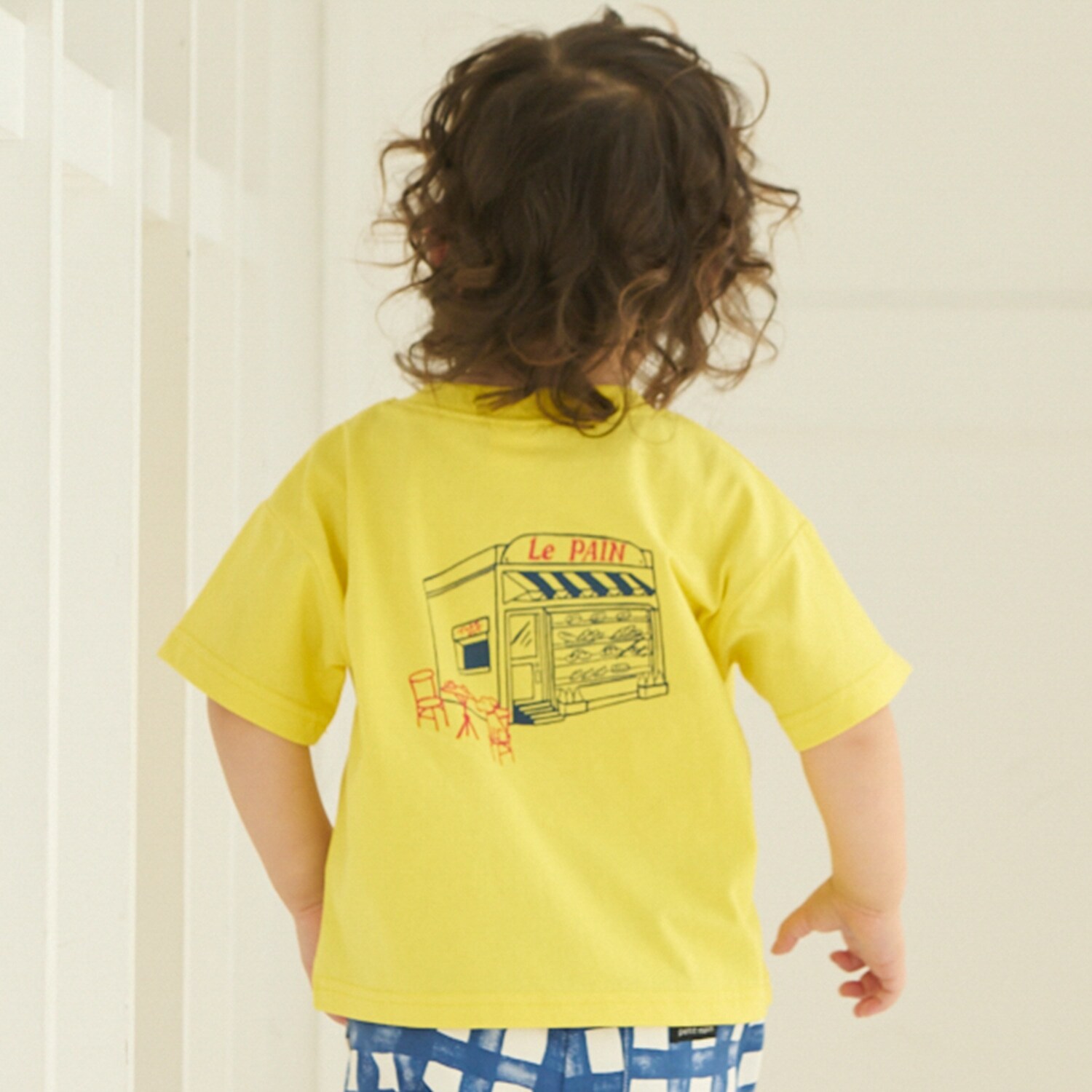 【プティプラ/WEB先行】バックプリント半袖Tシャツ