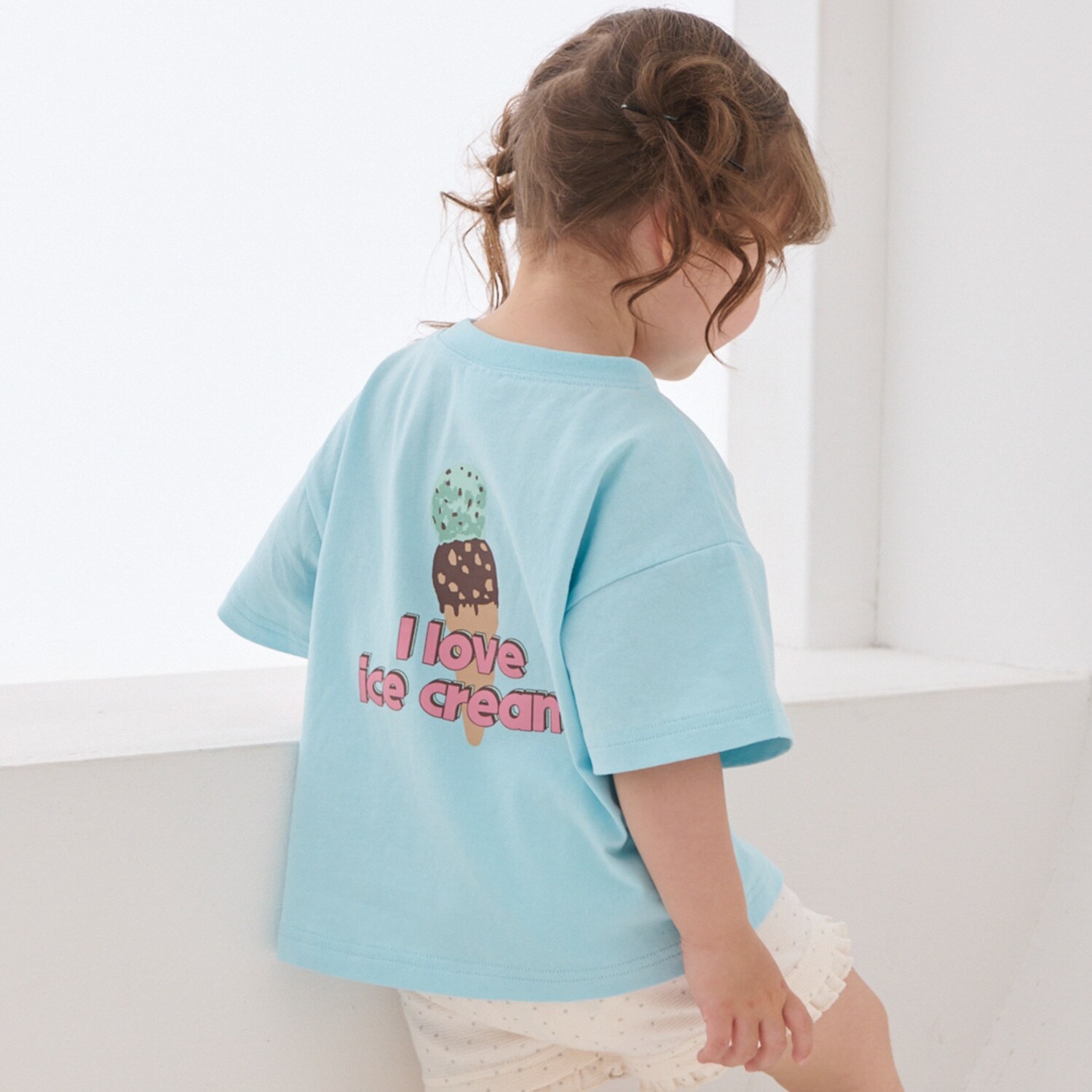 【プティプラ/WEB先行】バックプリント半袖Tシャツ