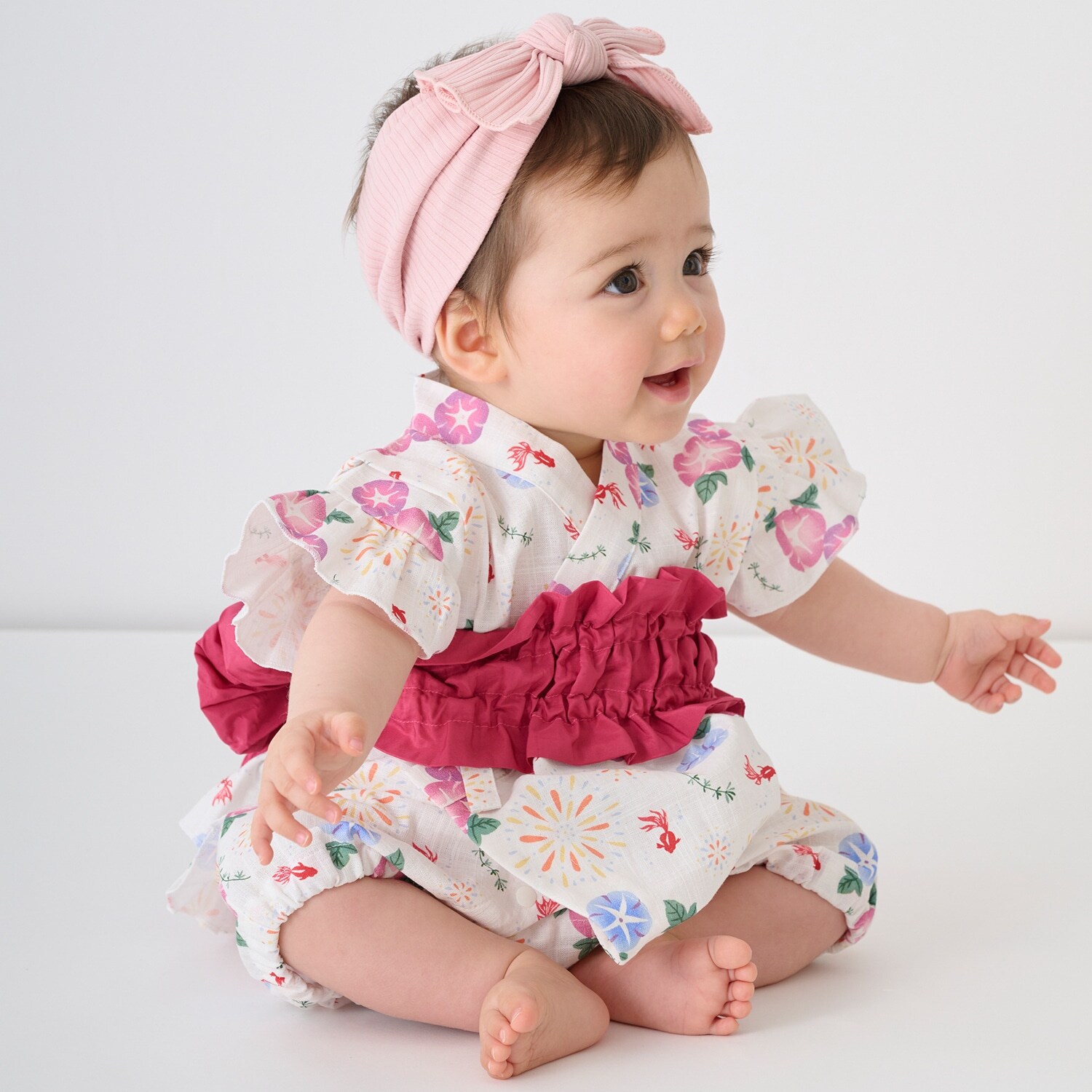 【WEB別注】 BABYGIRLS甚平