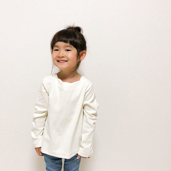 UVケア 衿スカラップTシャツ