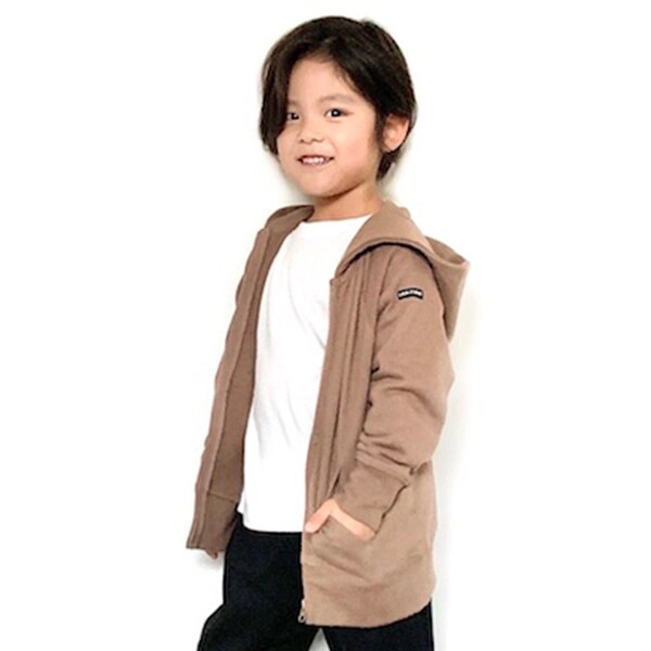 裏毛 フルジップパーカー