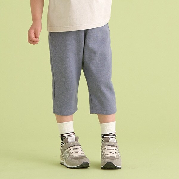 【エニウェアシリーズ】ストレッチ7分丈クロップドパンツ