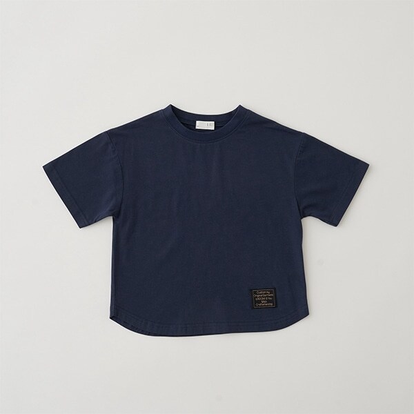 【型崩れしないやわらかコットン】ラウンドヘムTシャツ