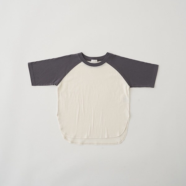 【型崩れしないやわらかコットン】シンプルビッグラグラン半袖Tシャツ