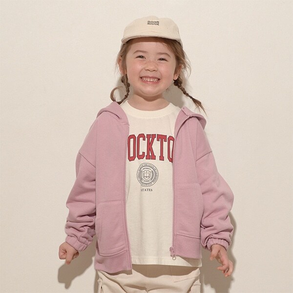 【万能アイテム】ドロップシンプルジップパーカ