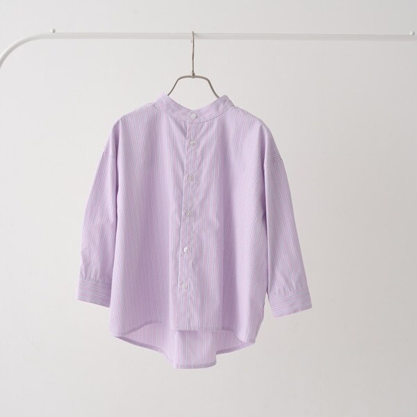 アソートバンドカラービッグシャツ